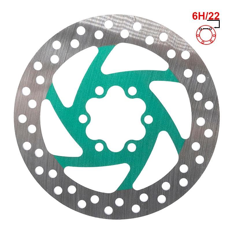 Bremsscheibe 120mm 6H grün