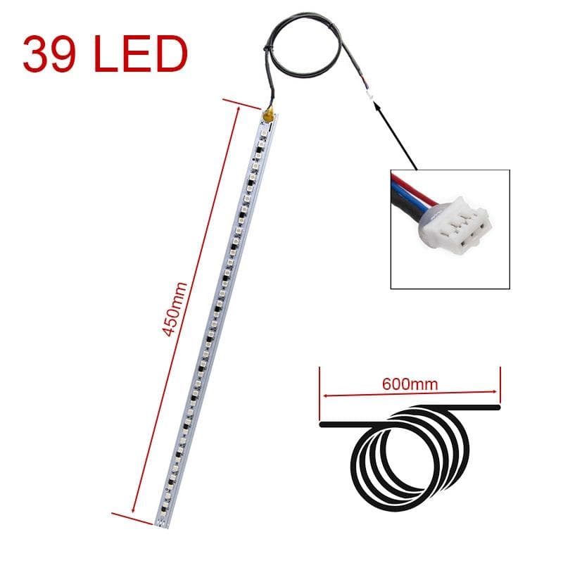 Programmierbarer RGB-LED-Streifen 12V [Minimotors] - 0,45M