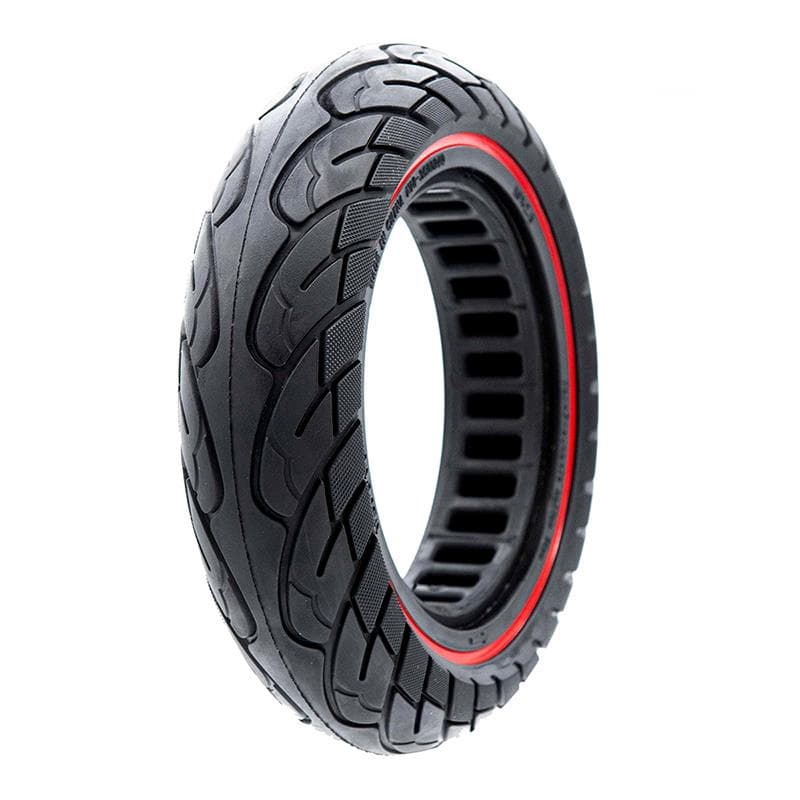 Ultraleicht Vollgummirad 10x2,5-6,1/B34 - rote Linie [Nedong]