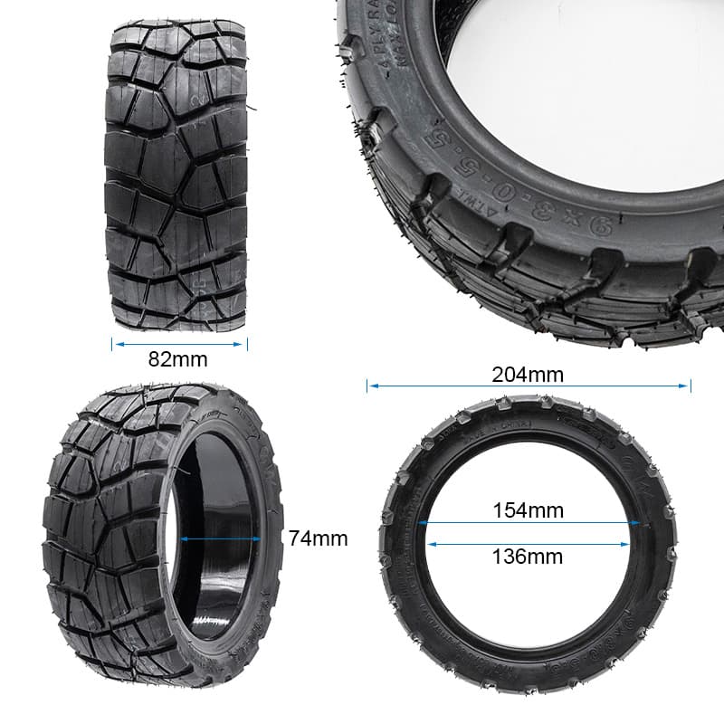 Schlauchloser Offroad-Reifen 9x3-5,5 EWHEEL RHINOTRACK mit pannensicherem Gel