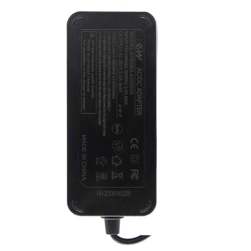 Premium Ladegerät 36V (Ausgang 42V) 2A - GTC 8mm magnetisch für Mi4 pro (1st Gen)