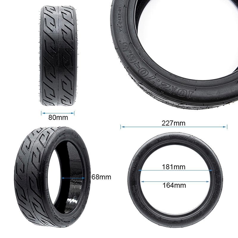 Tubeless Cityroad Reifen 10x2,70-6,5 [Ewheel] New GEL