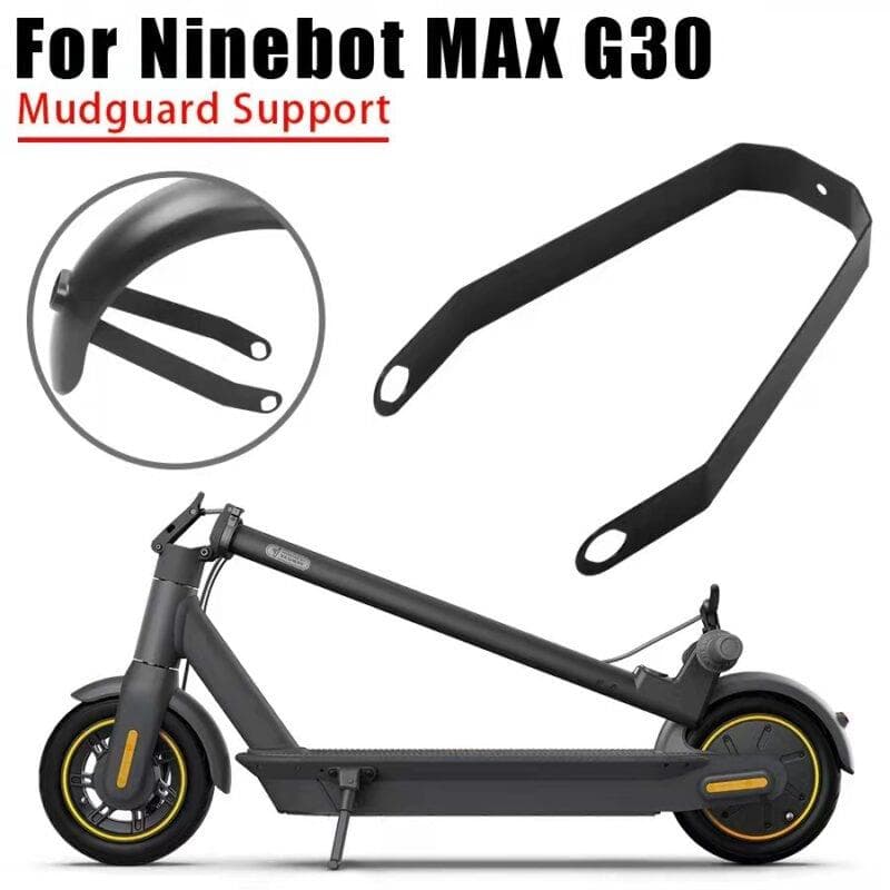 Schwarze Metallkotflügelhalterung für Ninebot Max G30