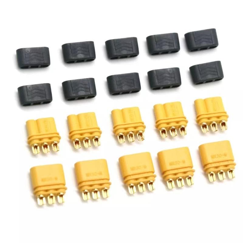 MR30 Amass Stecker mit Schutz - 5M/5F