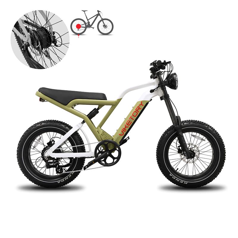 COMMANDO E-Bike FATBIKE Militärgrün