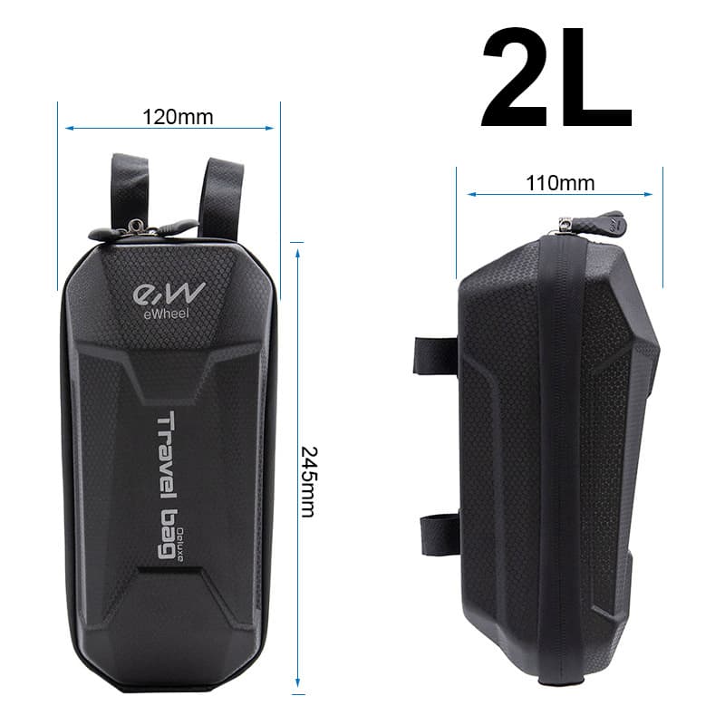 Deluxe weiße Tasche mit Klettverschluss [Ewheel] - 2L