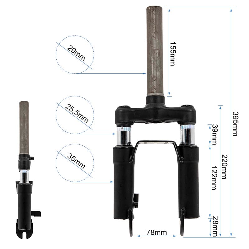 Vorderradaufhängung für Smartgyro K2
