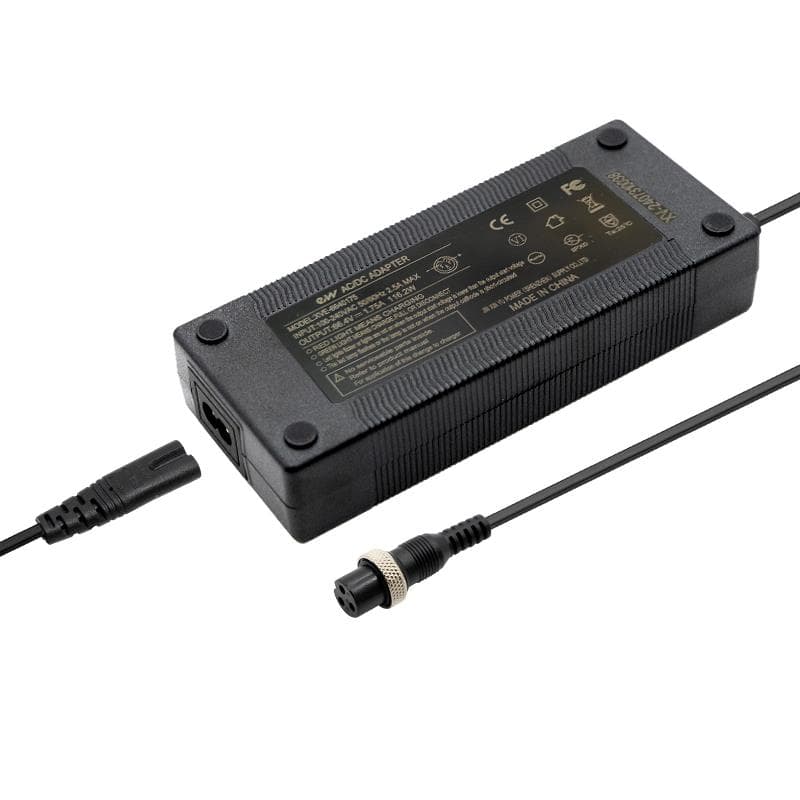 Premium Ladegerät 60v (Ausgang 66,4v) 2A Gx16 Stecker [Ewheel]