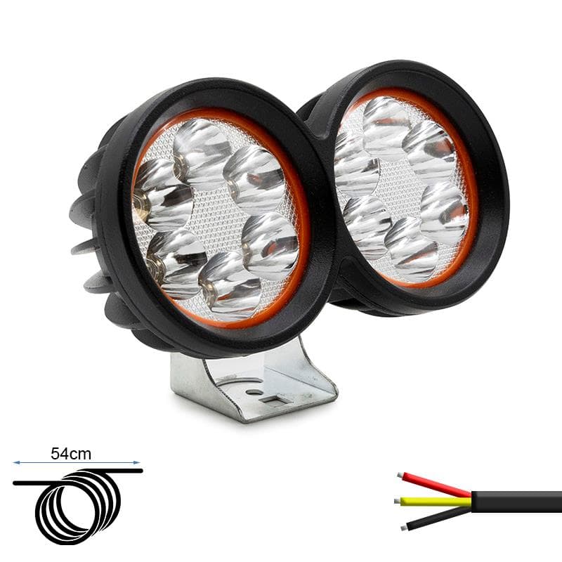 Doppelfokus-LED-Frontleuchte EWLM001 12/72V [Ewheel]