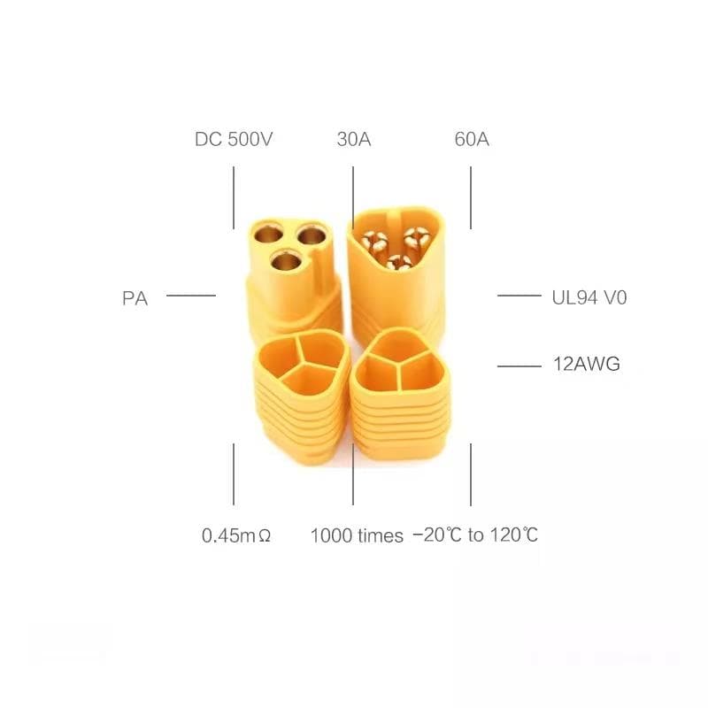 MT60 Amass Verbinder - 5M/5F
