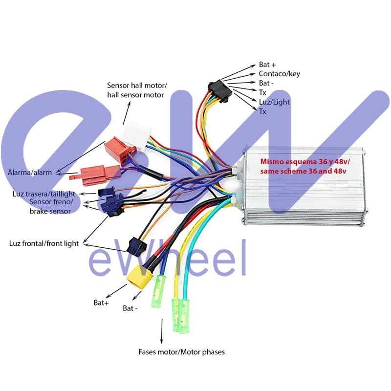 Controller 36V 15A 350W LCD Liviae