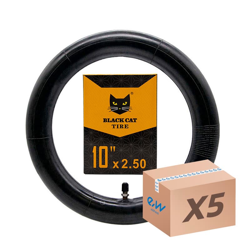 Schlauch 10x2,5 Black Cat - gerades Ventil - 5Stk