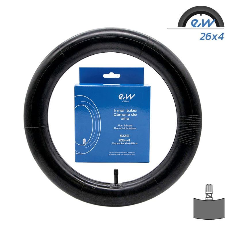 Schlauch 26x4 Ewheel - gerade Fahrradventil SPEZIAL FETTBEREIFUNG