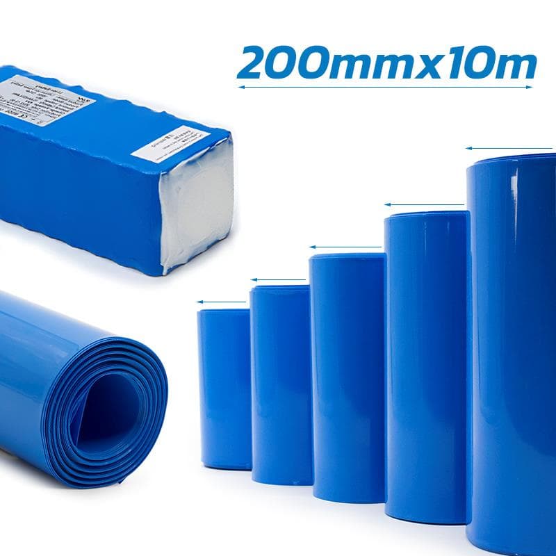 Blau Schrumpfschlauch 200 mm 10 m