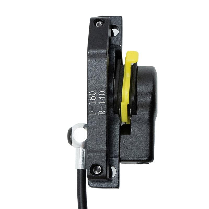 Vordere hydraulische schwarze Bremszange ZOOM CR3 links