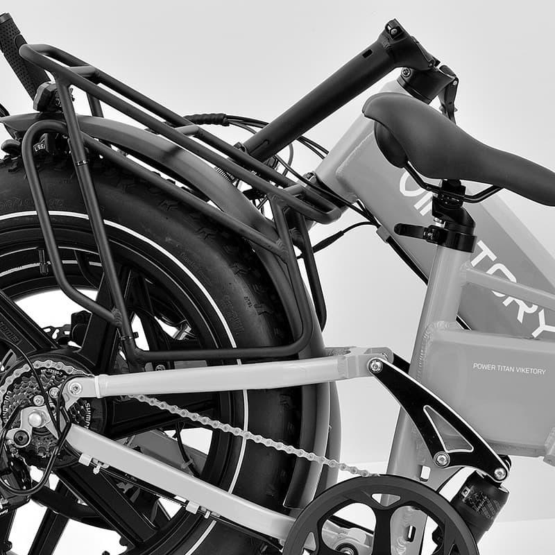 BRAVE E-Bike FATBIKE Klappbar Orange/Grau