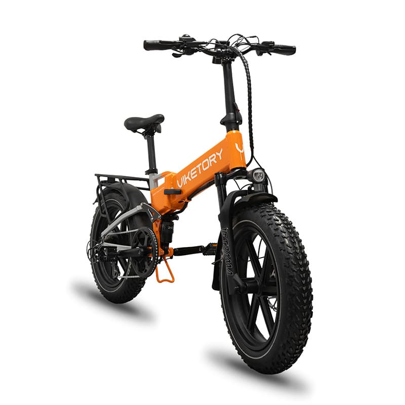 BRAVE E-Bike FATBIKE Klappbar Orange/Grau
