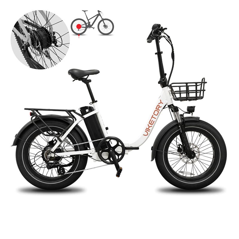 GRANIT E-Bike FATBIKE Klappbar Weiß