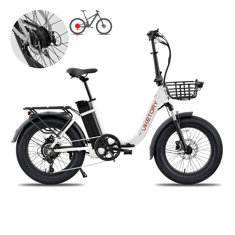 GRANIT E-Bike FATBIKE Klappbar Weiß
