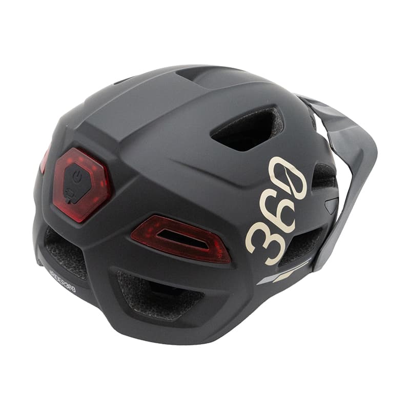 CP04 schwarzer Helm L mit Blinker