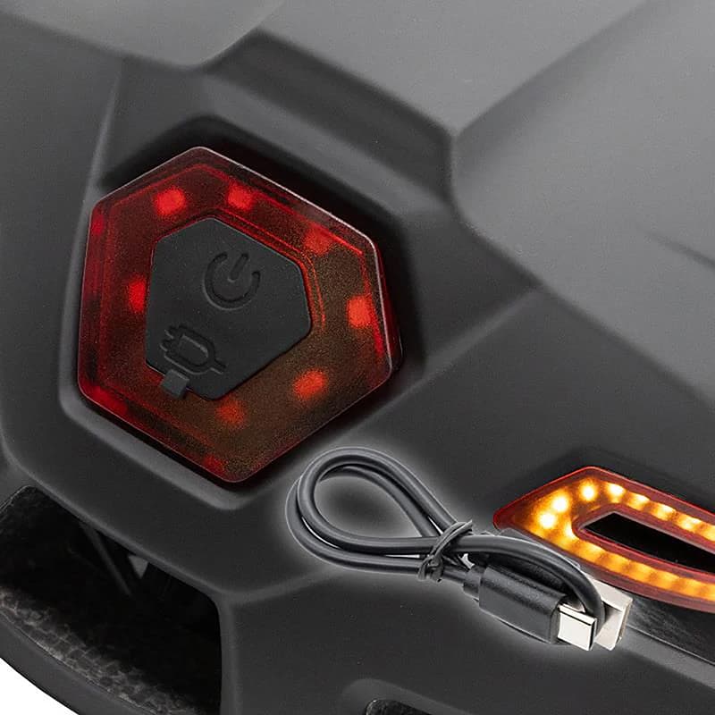 Helm CP04 schwarz M mit Blinker