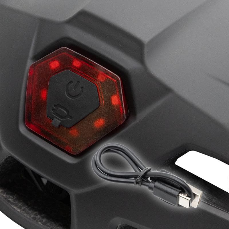 Helm mit Licht CP04 Schwarz L