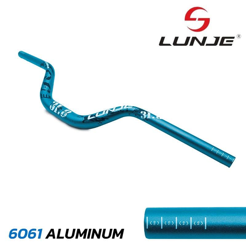720mm Lenkstange mit 90mm Erhöhung blau