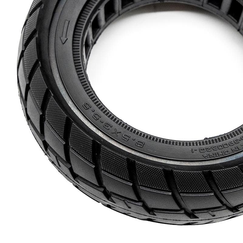 Ultraleichtes Vollgummi-Geländerad 8,5x3-5,5 - Schwarze Linie [Ewheel]