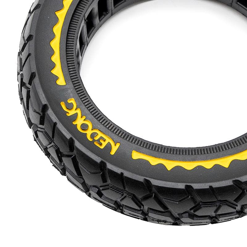 Ultraleichtes Vollgummirad Offroad 10x2,5/B44 - Gelb [Nedong]