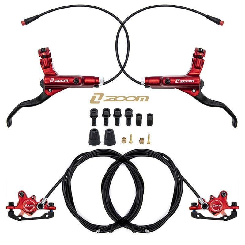 Hydraulische Bremsensatz Rot CR-3 Vorder R Hinten L [Zoom]