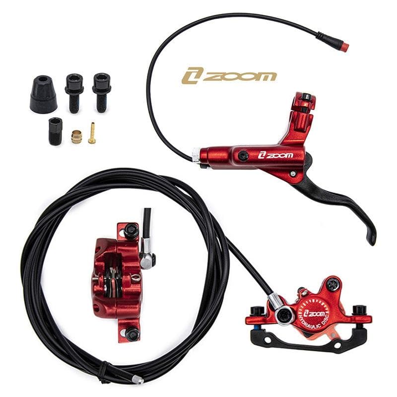 Hydraulische Bremsensatz Rot CR-3 Vorder R Hinten L [Zoom]
