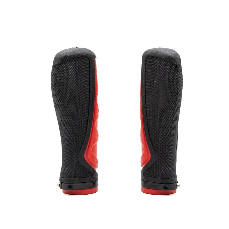 Ergonomische rote Silikongriffe mit Verriegelung - 2 Stück