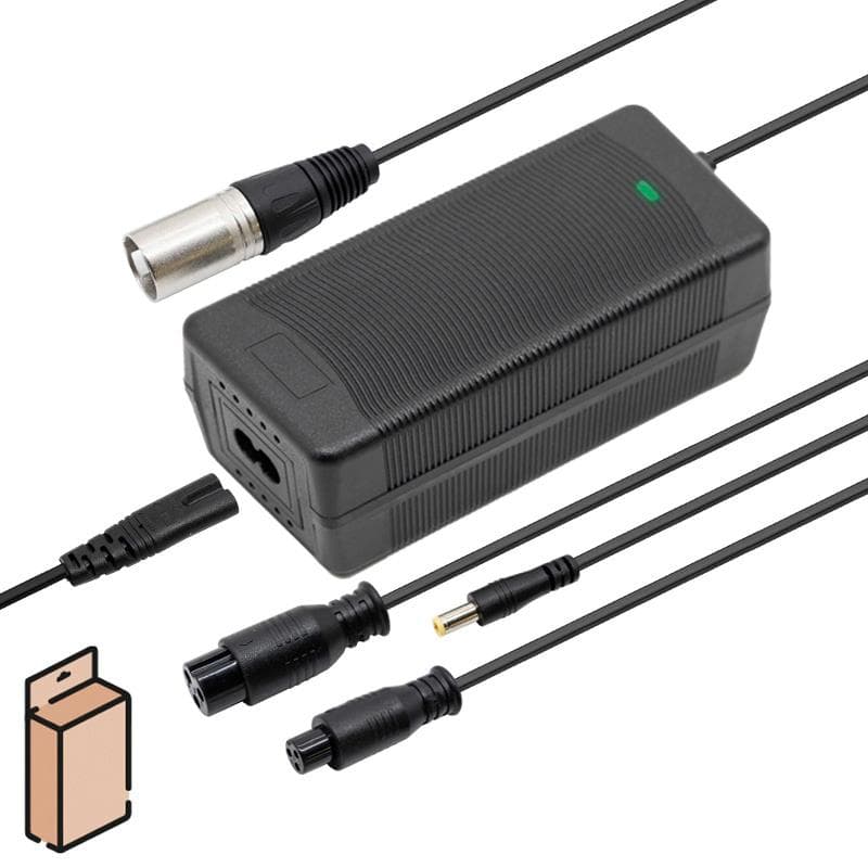 52V Ladegerät (Ausgang 58,8V) 2A mit DC GX16 GX12 XLR Steckern