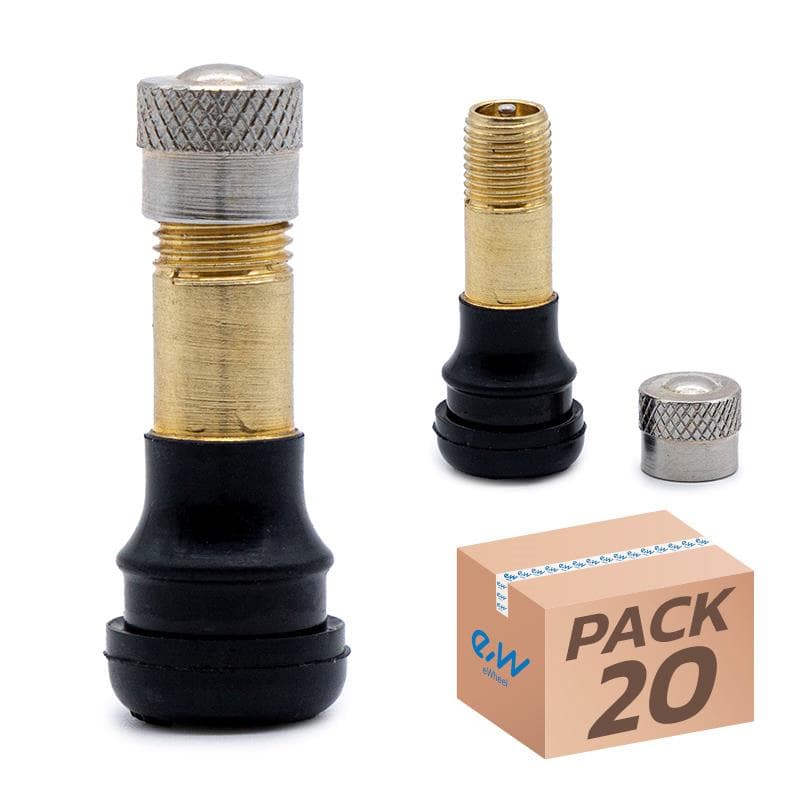 Tubeless Ventil gerade 32mm (Druckdichtung) - PVR40 - 20Stk