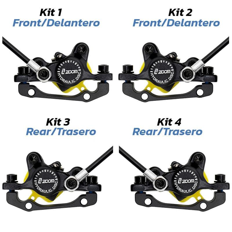 Hydraulik-Bremskit 4 schwarz CR-3 Hinten [Zoom]