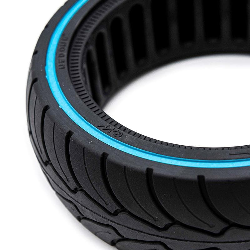 Ultraleichte Vollgummireifen 8,5x2,5-6,1/B58 - blaue Linie (geeignet für Dualtron Mini) [Ewheel]