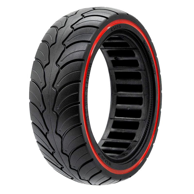 Ultraleicht Vollgummirad 8,5x2,5-6,1/B58 - rote Linie (gültig für Dualtron Mini) [Ewheel]