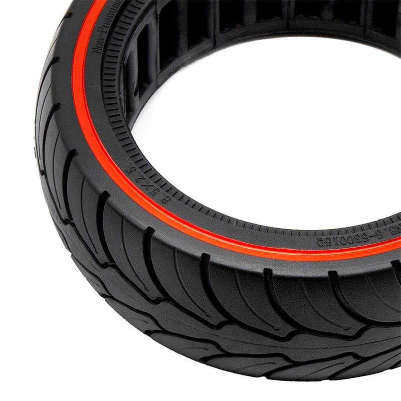 Ultraleicht Vollgummirad 8,5x2,5-6,1/B58 - rote Linie (gültig für Dualtron Mini) [Ewheel]