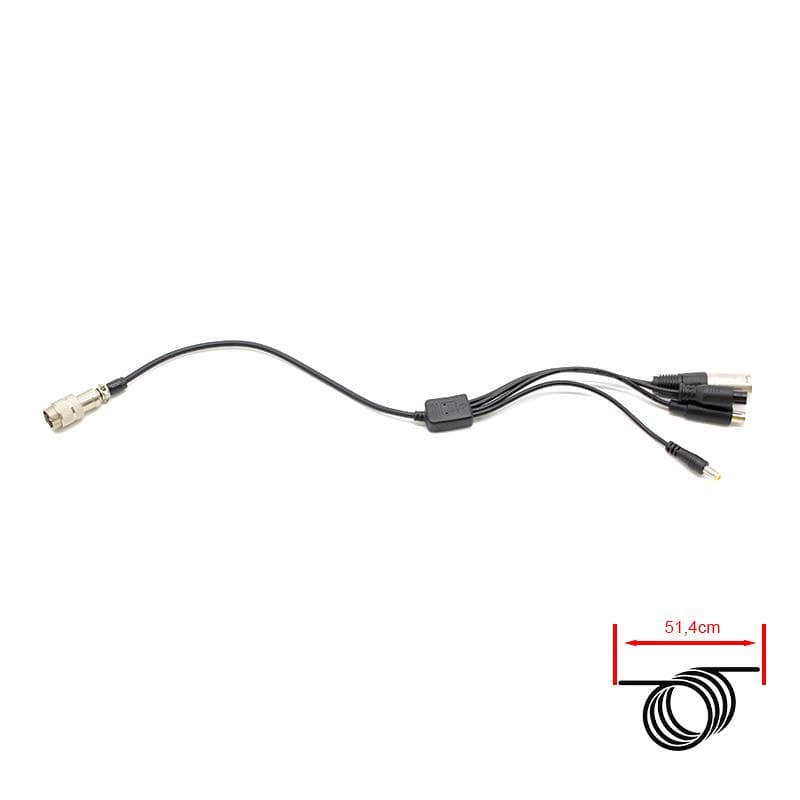 GX16 auf DC/XLR/GX12 Adapter
