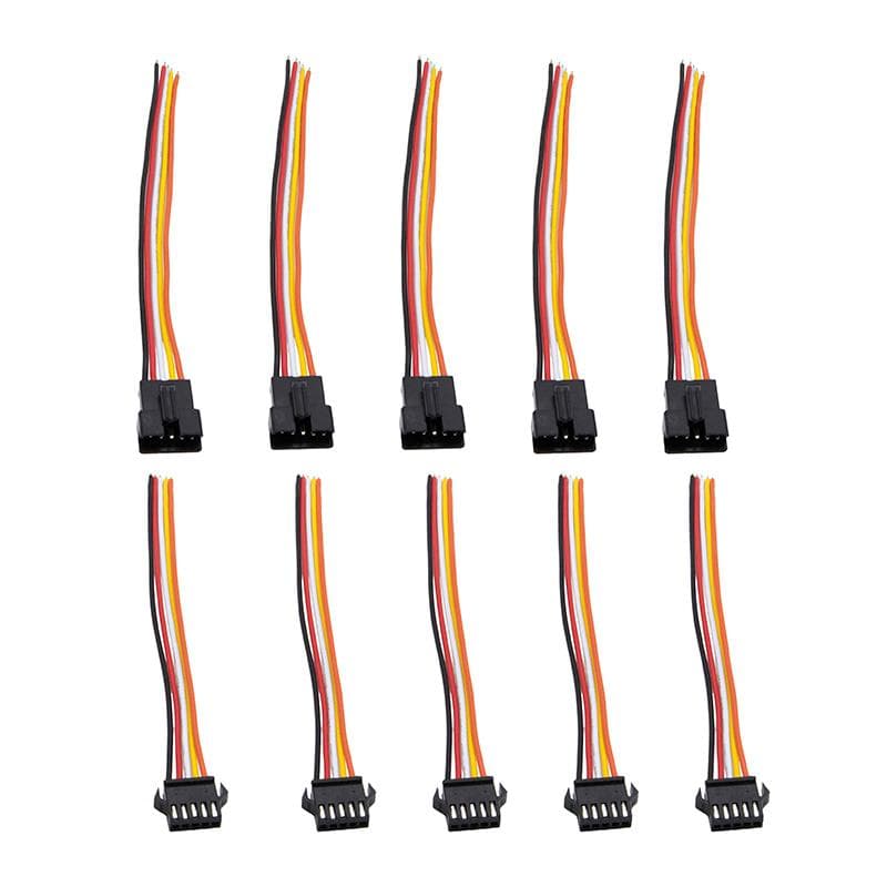 SM 5 pin Stecker mit 22AWG Kabel - 5M/5F
