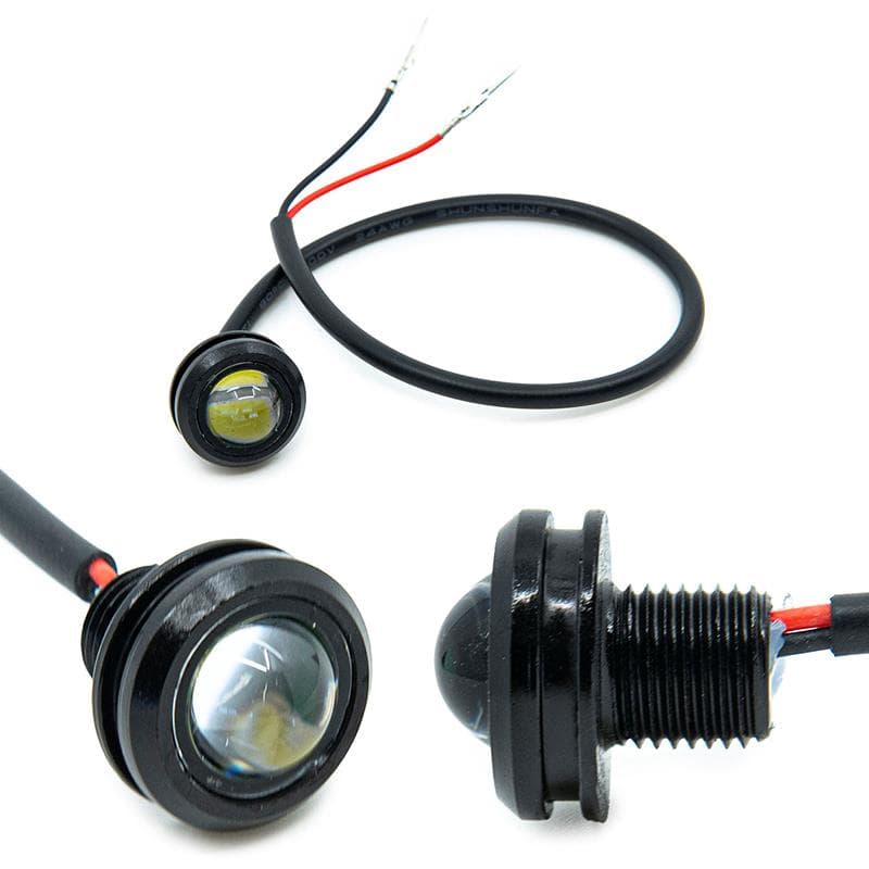 Weißer Adlerauge LED 12-36V für Kukirin G2 Pro