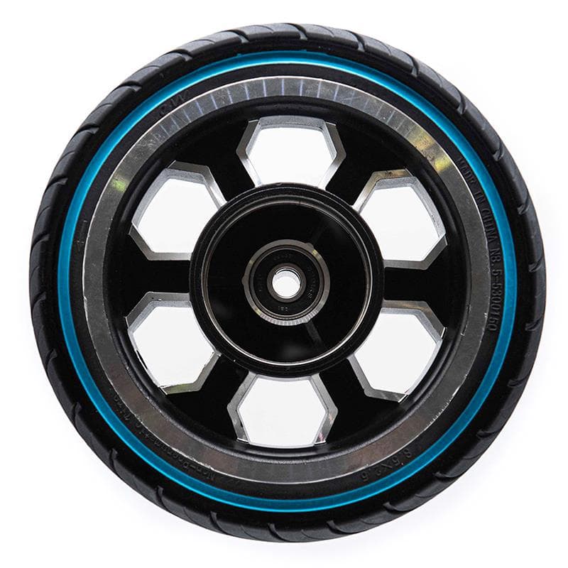 Ultraleichte Vollgummireifen 8,5x2,5-6,1/B58 - blaue Linie (geeignet für Dualtron Mini) [Ewheel]