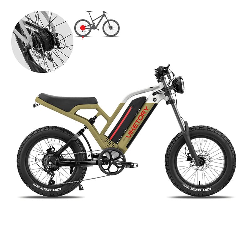 COMMANDO E-Bike FATBIKE Militärgrün