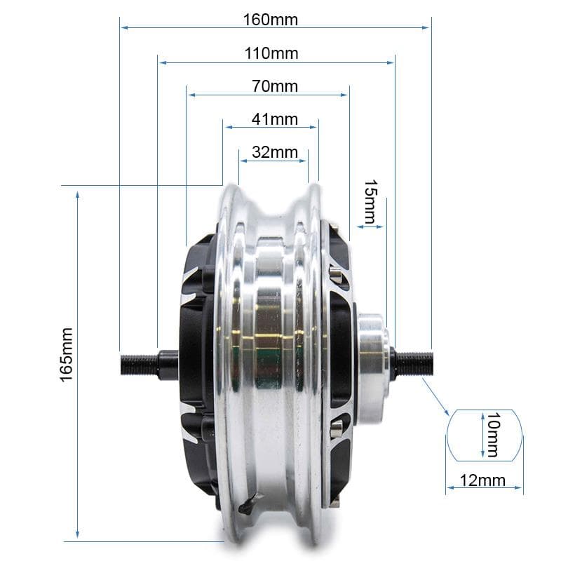 Bürstenlos 48V 500W 6/B40