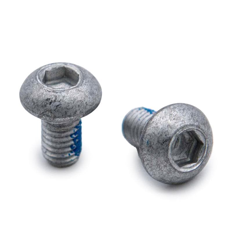 Silberne Schraube M5x10 für Bremsscheiben - 50 Stück