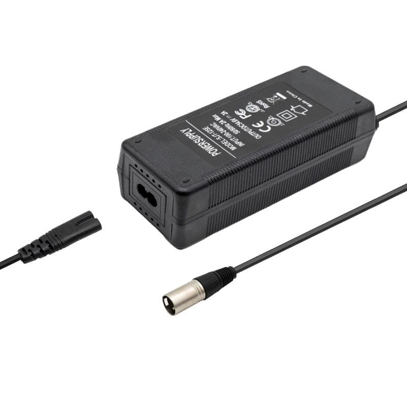 48v Ladegerät (Ausgang 54,6v) 2A XLR Stecker