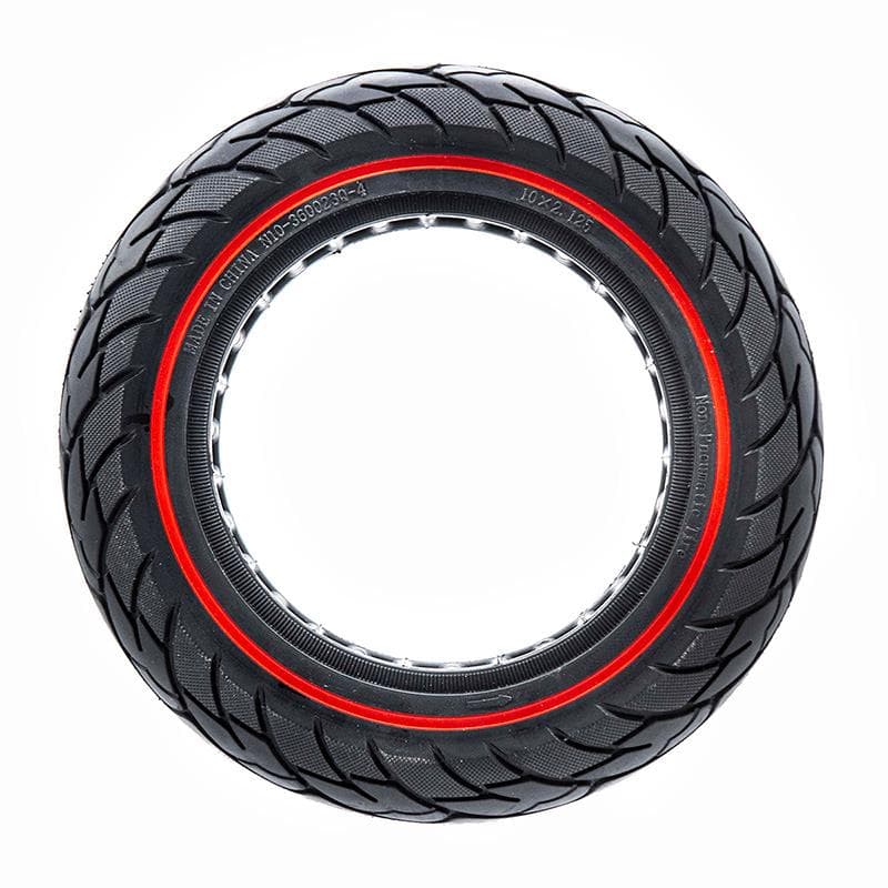 Ultraleicht Vollgummirad 10x2,125-6,1/B34 - rote Linie [Nedong]