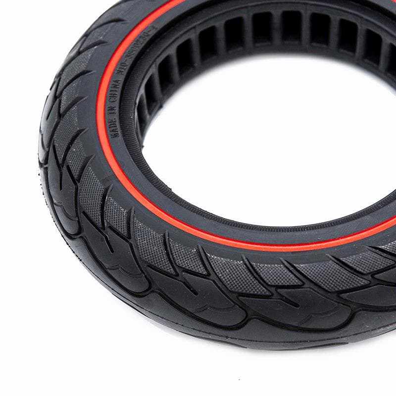 Ultraleicht Vollgummirad 10x2,125-6,1/B34 - rote Linie [Nedong]