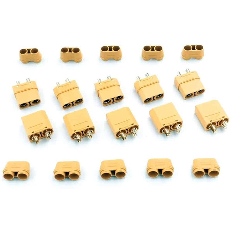 XT90 Amass Stecker mit Schutz - 5M/5H