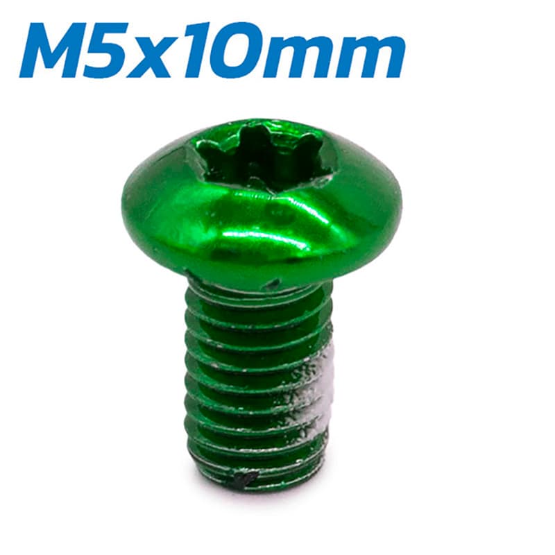 Grüner Schraube M5x10 für Bremsscheiben - 12 Stück